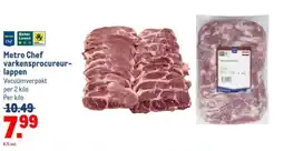 Makro Metro Chef varkensprocureurlappen aanbieding