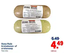 Makro Home Made bruinebonen- of erwtensoep aanbieding
