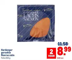 Makro Hardanger gerookte Noorse zalm aanbieding