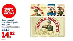 Makro Birra Moretti aanbieding