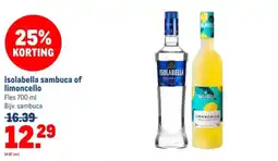 Makro isolabella sambuca of limoncello aanbieding