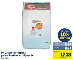 Makro Dr. Oetker Professional pannenkoeken- en crêpesmix aanbieding
