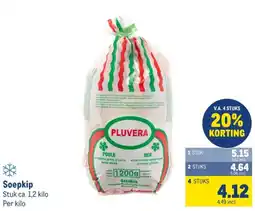 Makro Pluvera Soepkip aanbieding