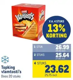 Makro Topking vlamtosti's aanbieding