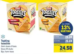 Makro Topking toasties aanbieding