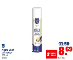 Makro Metro Chef bakspray aanbieding