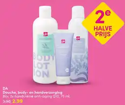 DA DA Douche, body- en handverzorging aanbieding