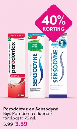 DA Parodontax en Sensodyne aanbieding