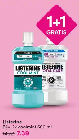 DA Listerine coolmint aanbieding
