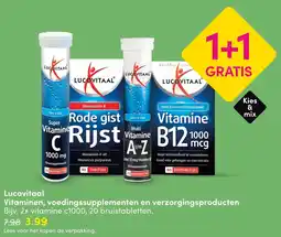 DA Lucovitaal Vitamijnen, voedingssupplementen en verzorgingsproducten aanbieding