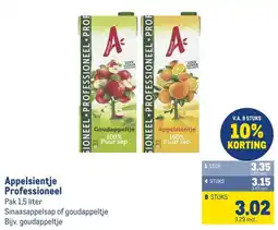 Makro Appelsientje Professioneel aanbieding