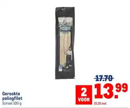Makro Gerookte palingfilet aanbieding
