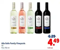 Makro Alle Gallo Family Vineyards aanbieding