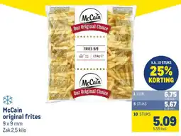 Makro McCain original frites aanbieding