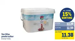 Makro Van Gilse poedersuiker aanbieding