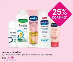 DA Neutral en Vaseline aanbieding