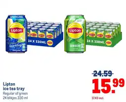 Makro Lipton ice tea tray aanbieding