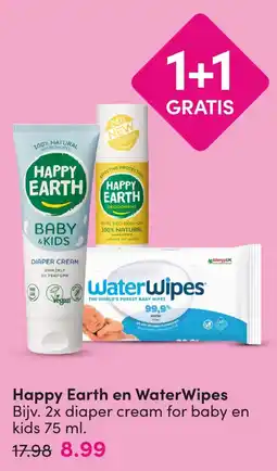 DA Happy Earth en WaterWipes aanbieding