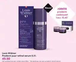 DA Louis Widmer Proderm puur retinol serum 0,3% aanbieding