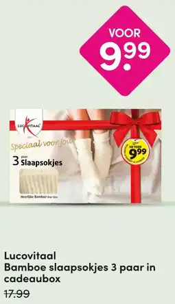 DA Lucovitaal Bamboe Slaapsokjes aanbieding