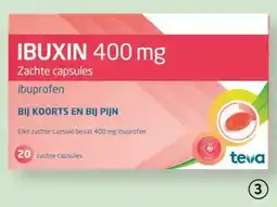 DA Teva Ibuxin Ibuprofen 400 mg aanbieding