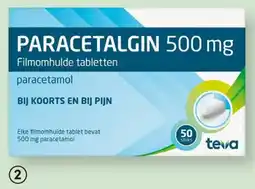 DA Teva Paracetalgin 500 mg aanbieding