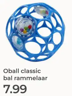 Prenatal Oball classic bal rammelaar aanbieding