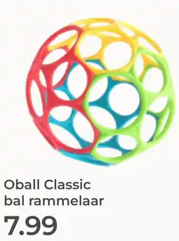 Prenatal Oball Classic bal rammelaar aanbieding