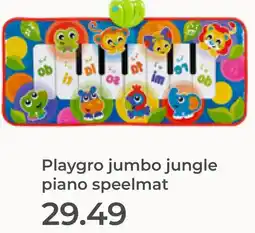 Prenatal Playgro jumbo jungle piano speelmat aanbieding