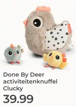 Prenatal Done By Deer activiteitenknuffel Clucky aanbieding