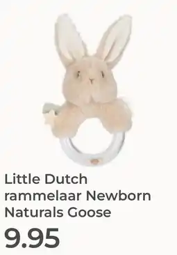 Prenatal Little Dutch rammelaar Newborn Naturals Goose aanbieding