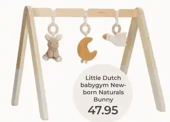 Prenatal Little Dutch babygym New-born Naturals Bunny aanbieding