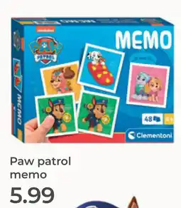 Prenatal Paw patrol memo aanbieding