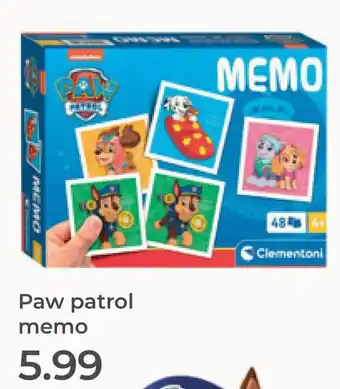 Prenatal Paw patrol memo aanbieding