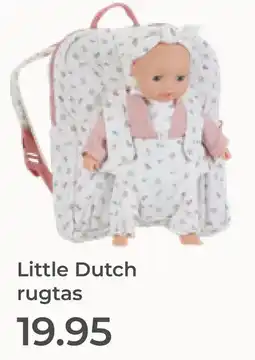 Prenatal Little Dutch rugtas aanbieding