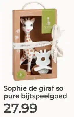 Prenatal sophie de giraf so pure bijtspeelgoed aanbieding