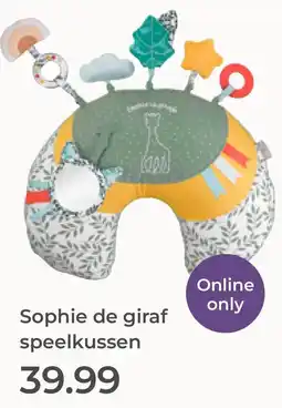 Prenatal sophie de giraf speelkussen aanbieding