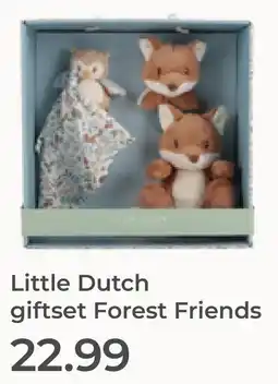 Prenatal Little Dutch giftset Forest Friends aanbieding