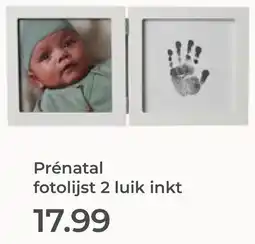 Prenatal Prénatal fotolijst 2 luik inkt aanbieding