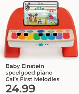 Prenatal Baby Einstein speelgoed piano Cal's First Melodies aanbieding