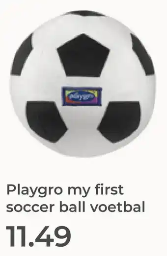 Prenatal Playgro my first soccer ball voetbal aanbieding