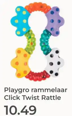 Prenatal Playgro rammelaar Click Twist Rattle aanbieding