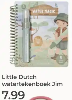 Prenatal Little Dutch watertekenboek Jim aanbieding