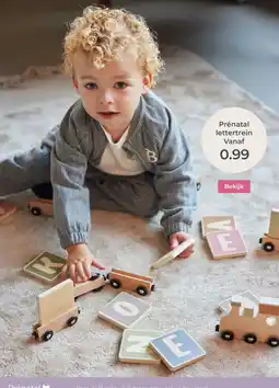Prenatal Prénatal lettertrein aanbieding