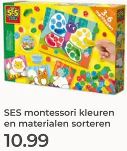 Prenatal SES montessori kleuren en materialen sorteren aanbieding