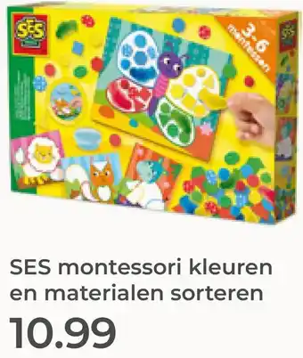 Prenatal SES montessori kleuren en materialen sorteren aanbieding