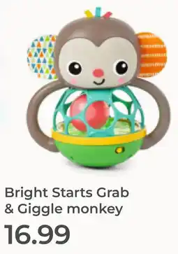 Prenatal Bright Starts Grab & Giggle monkey aanbieding
