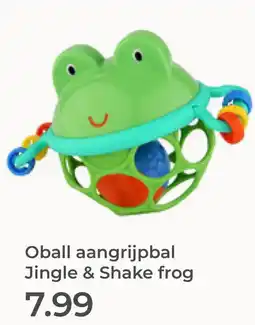 Prenatal Oball jingle & shake frog aanbieding