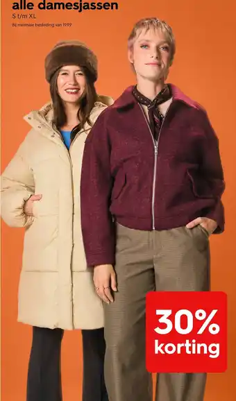 HEMA alle damesjassen aanbieding