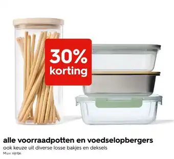 HEMA alle voorraadpotten en voedselopbergers aanbieding